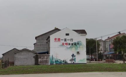 池州新农村墙绘